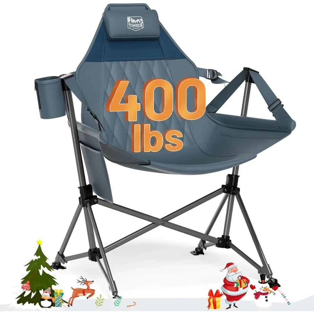 Ljustra Oversized Hammock Camping Chair Adjustable Back Lawn Patio