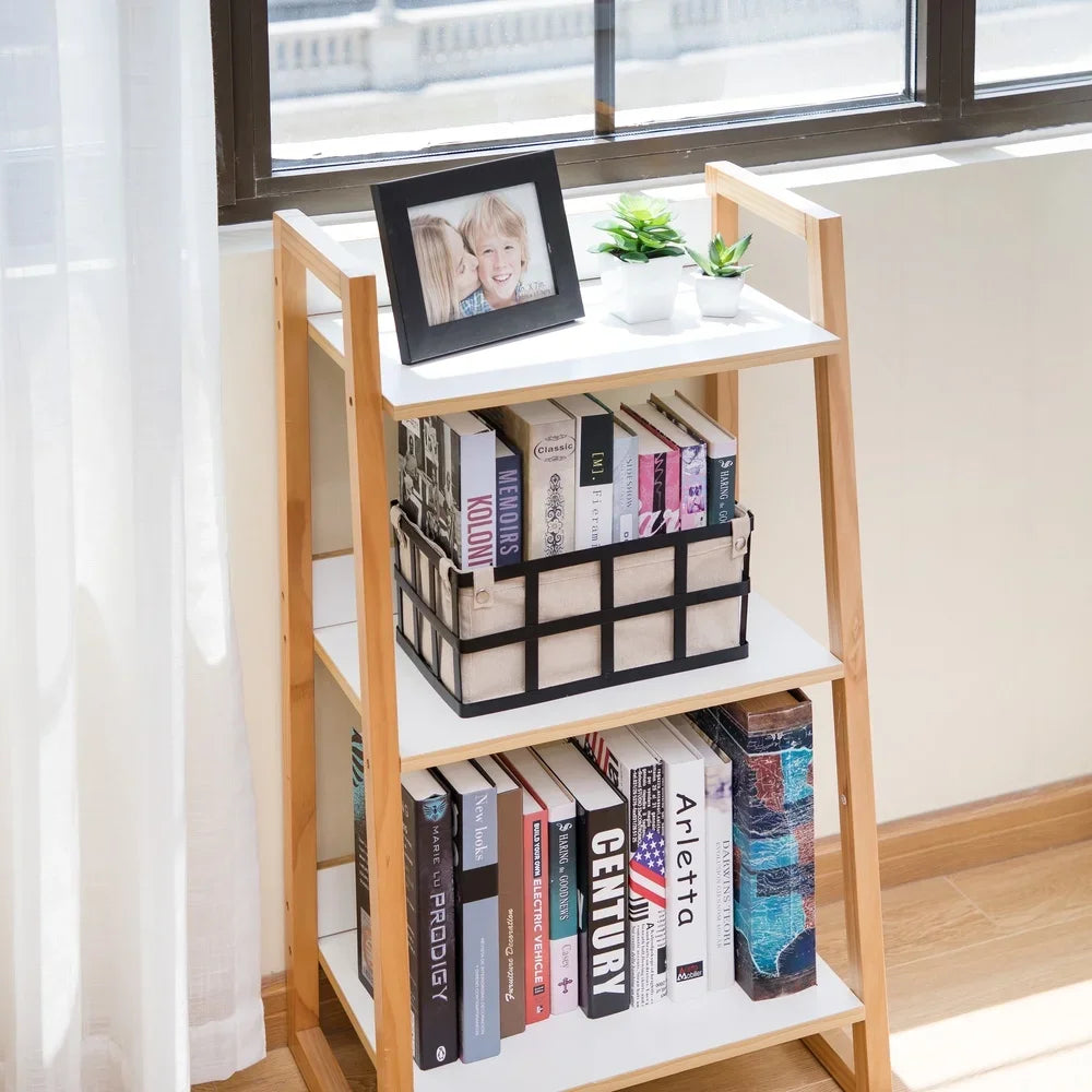 Black Metal Storage Basket with Removable Liner for Home Organization