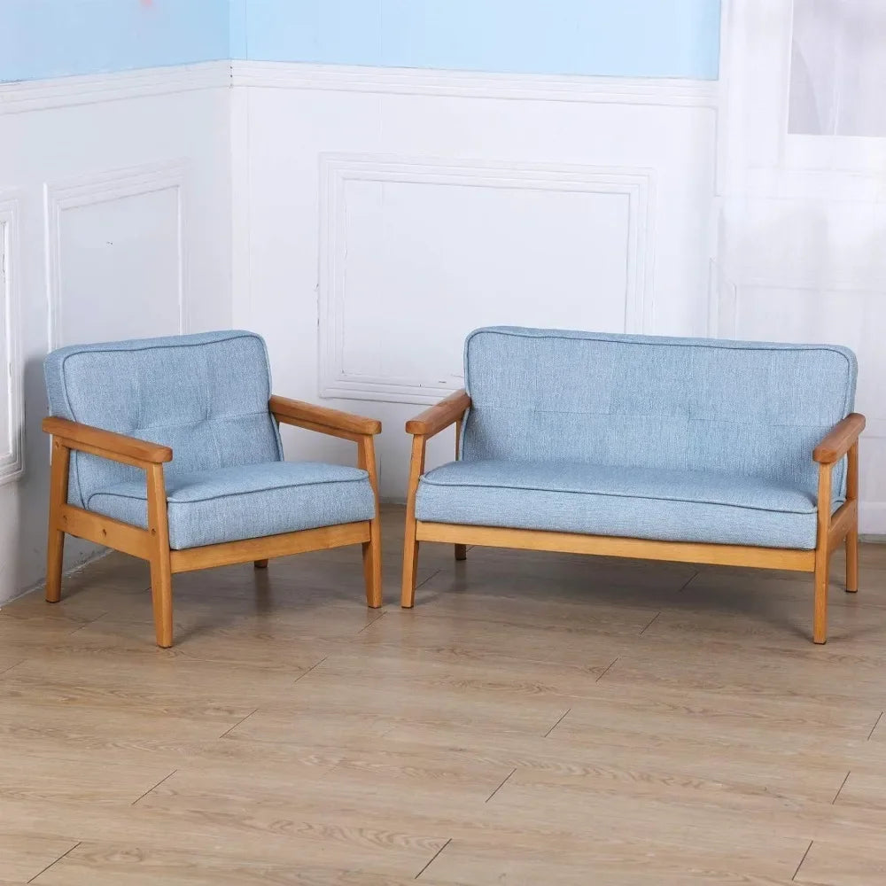 Ljustra Double Seater Living Room Sofa Modern Minimalist Furniture