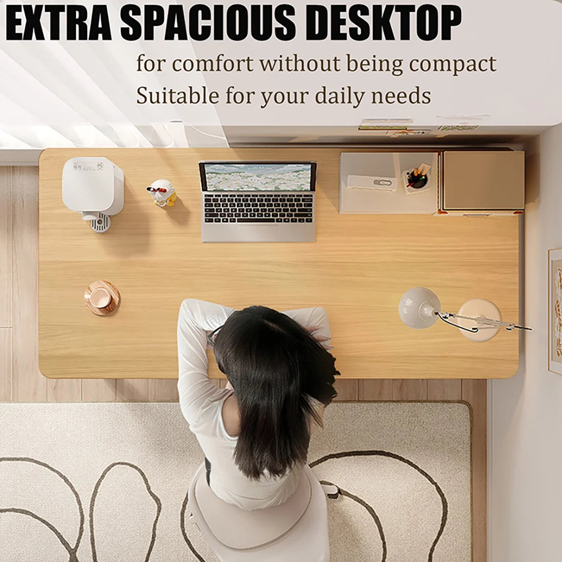Ljustra Modern Simple White Computer Desk Small Writing Table for Office