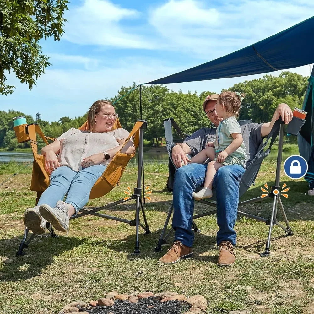 Ljustra Oversized Hammock Camping Chair Adjustable Back Lawn Patio