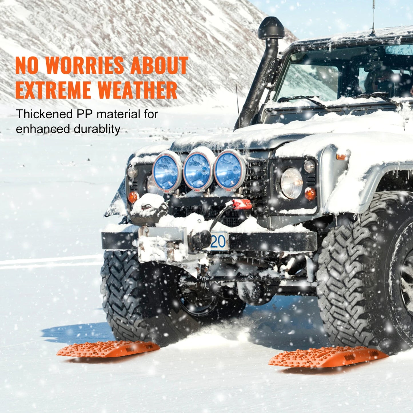 Ljustra 10 Ton Traction Boards Recovery Mats Off-Road Vehicle SUV Pickup