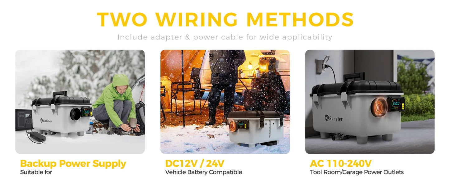 8KW Diesel Air Heater Bluetooth Control for RV Truck Car Tent Heating