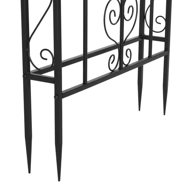 Double Layer Iron Art Arch Garden Trellis Pergola for Climbing Plants