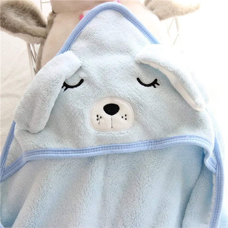 Ljustra Toddler Hooded Towel Soft Bathrobe for Newborns and Kids