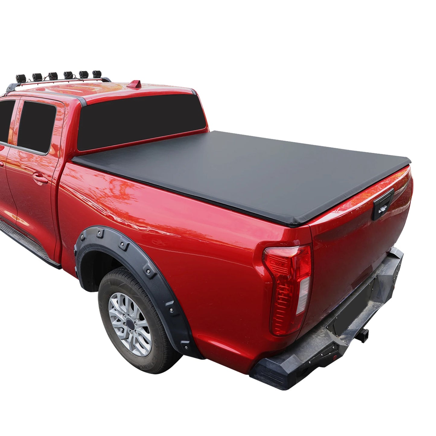 6.6FT Roll-Up Tonneau Cover Compatible with Chevy Silverado GMC Sierra
