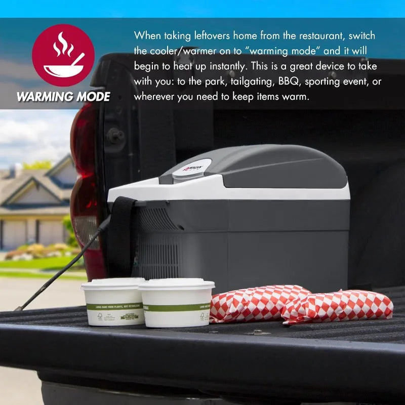 Ljustra 12V Thermoelectric Cooler Warmer Portable Electric Fridge 6 Quart