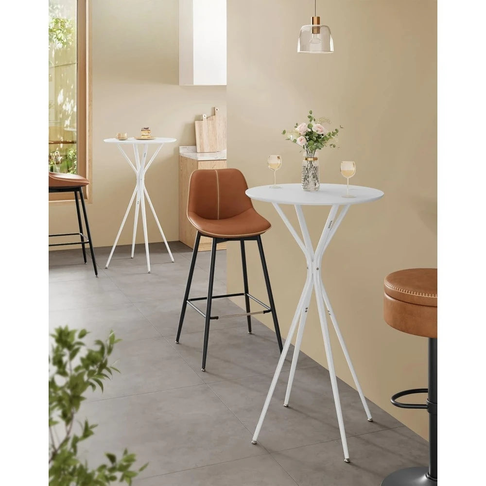 Bar Tables Set of 2 Round Cocktail High Top Pub Bistro Table