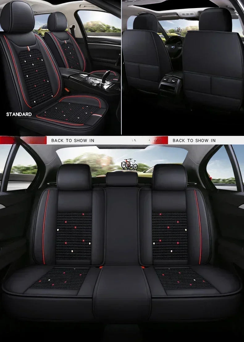 Kia K5 2025 Waterproof Wear-Resistant Leather Car Seat Covers 4 Seasons