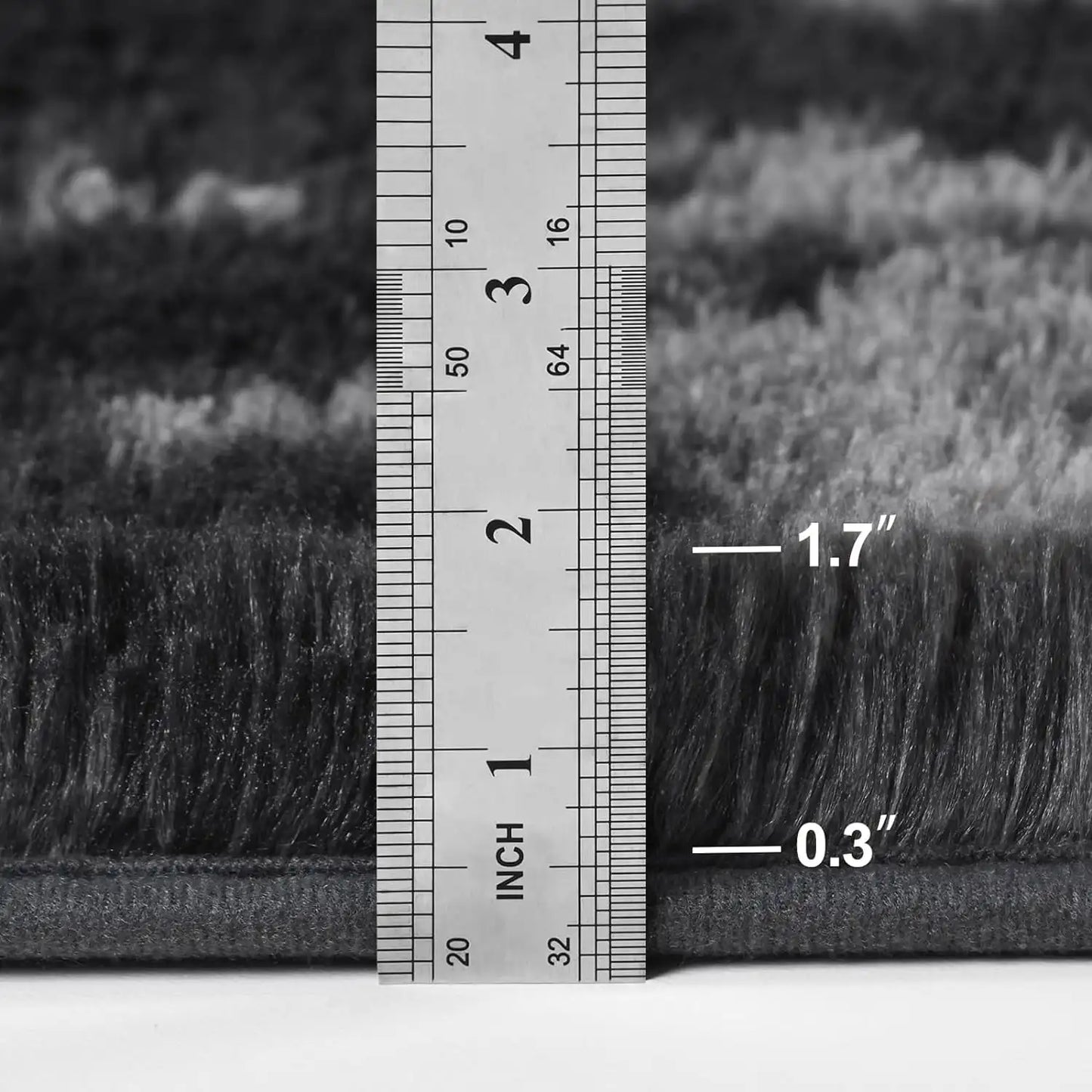 Ljustra Super Soft Plush Tie Dye Velvet Rug for Living Room Bedroom