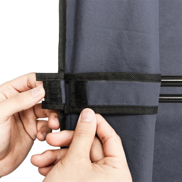 71 Inch Portable Closet Wardrobe Clothes Rack Storage Organizer Shelf