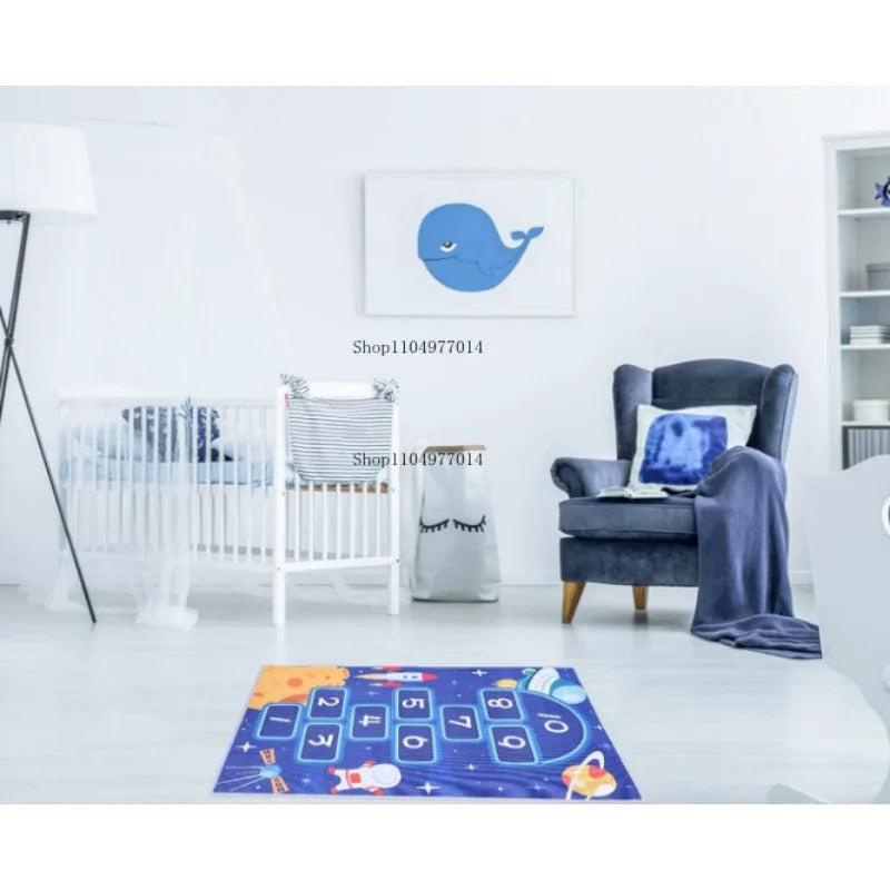 Ljustra Play Rug Soft Non-Slip Educational Mats for Kids Room Fun