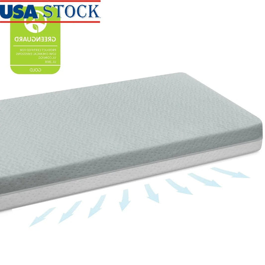Ljustra Breathable Baby Crib Mattress Cloud Core Waterproof Dual Sided