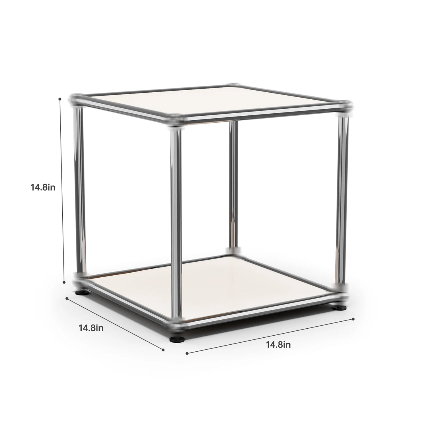 Modular Stainless Steel TV Cabinet Storage Shelf Living Room Furniture