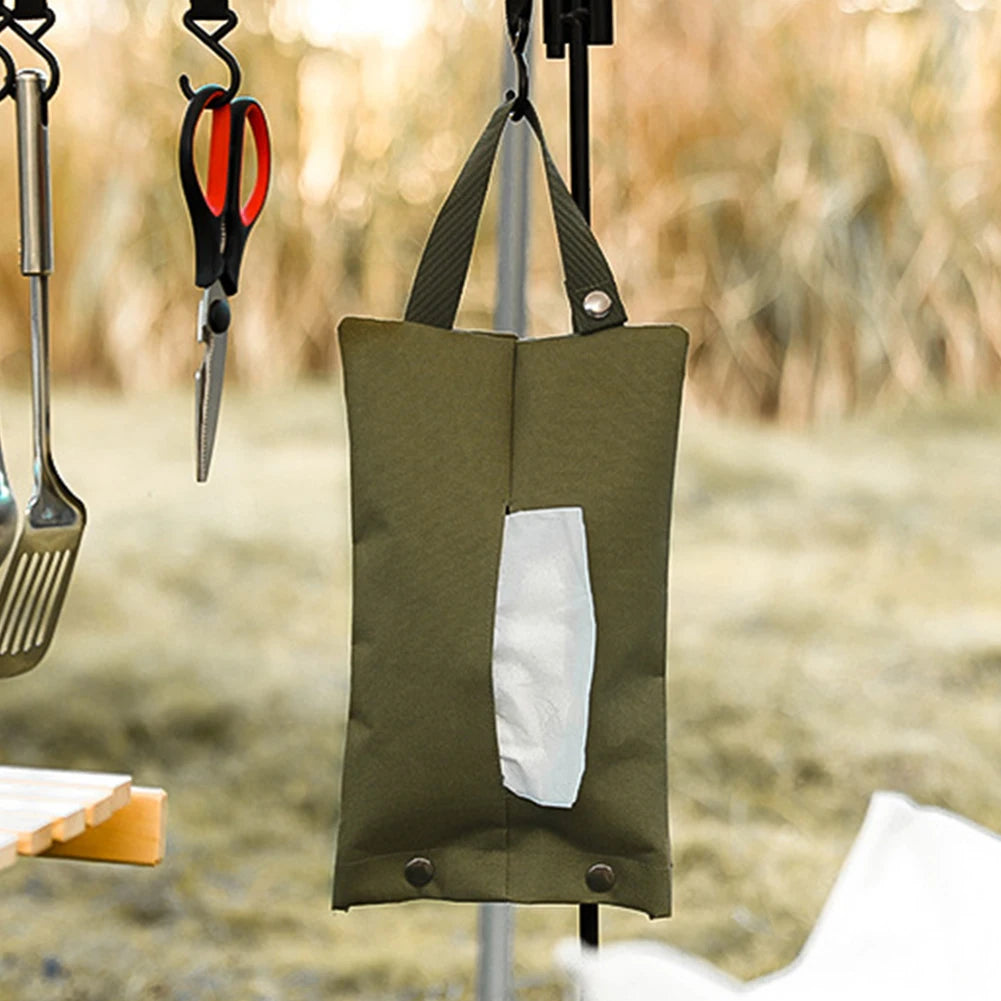 Outdoor Camping Tissue Cover Bathroom Kitchen Toilet Paper Holder