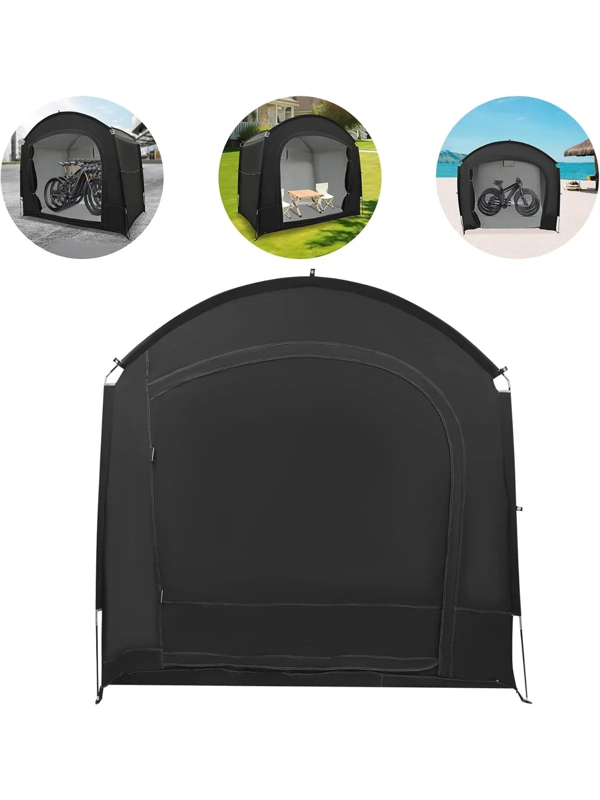 Portable Travel Bike Storage Tent for 3-4 Bikes Outdoor Protection