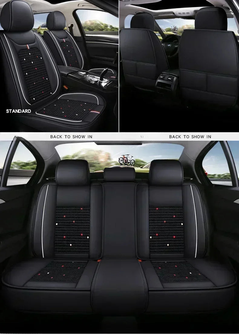 Kia K5 2025 Waterproof Wear-Resistant Leather Car Seat Covers 4 Seasons