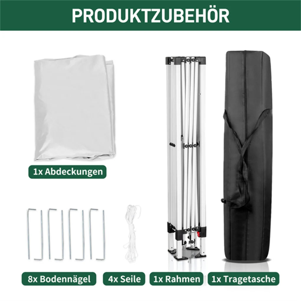 10x10ft Pop Up Canopy Tent Portable Outdoor Gazebo with Carry Bag