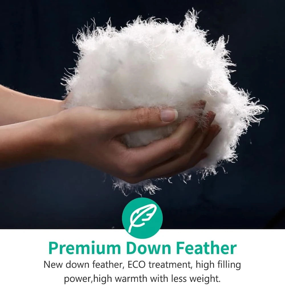 Luxurious Quilted Comforter Duvet Insert Soft Warm Polyester Down Alternative