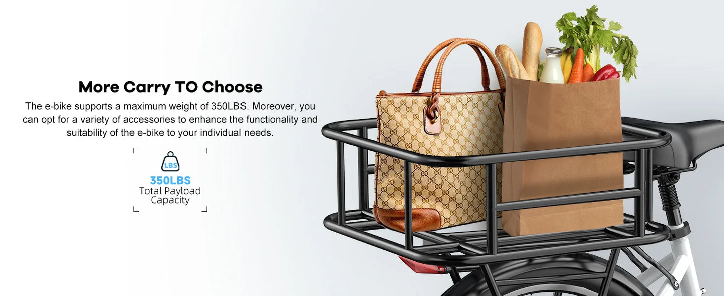 Ljustra 1000 Peak Electric Bike 80 Miles Removable Battery 26 Inch