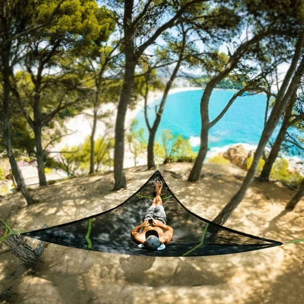 Portable Triangle Hammock Outdoor Bed Anti-Rollover Camping Equipment
