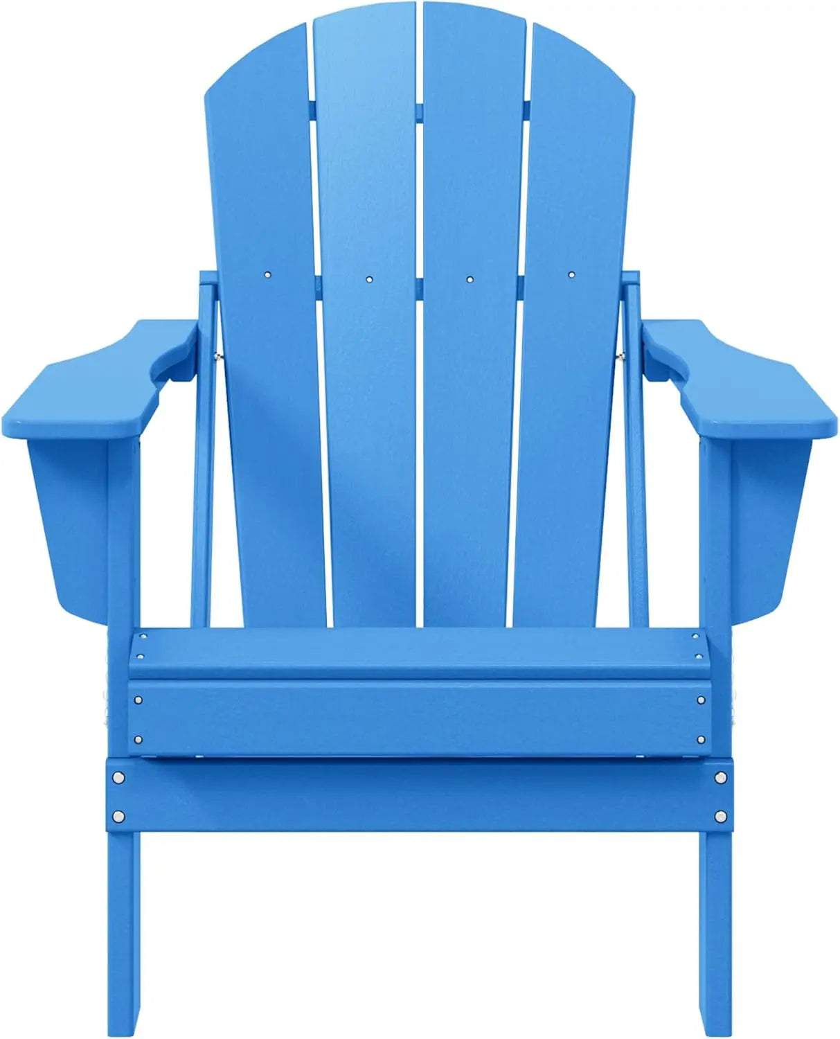 Malibu Outdoor Folding Adirondack Chair Set Durable Stylish Patio Seating