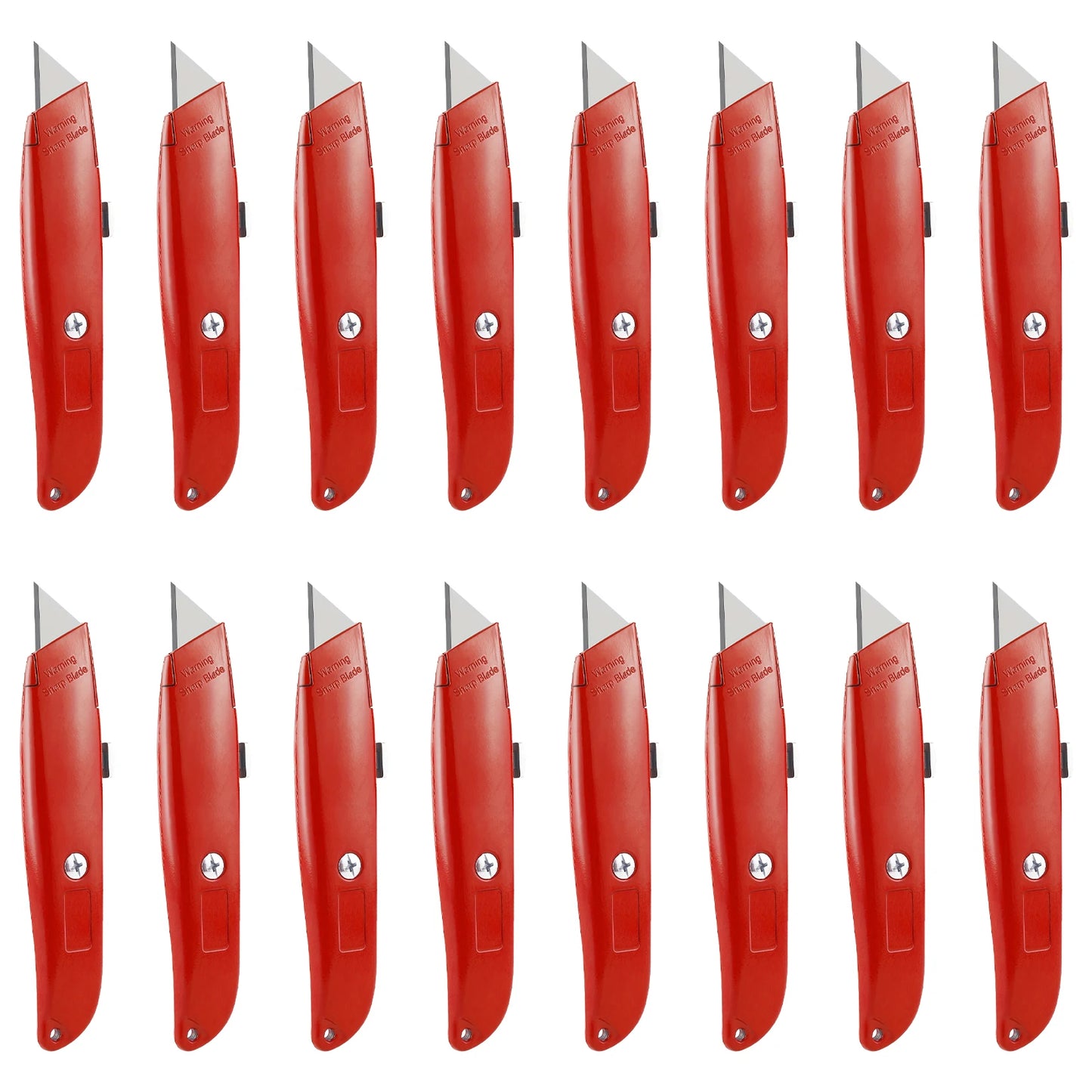 DIY Utility Knife 16 Pack Heavy Duty Box Cutter Retractable Blade
