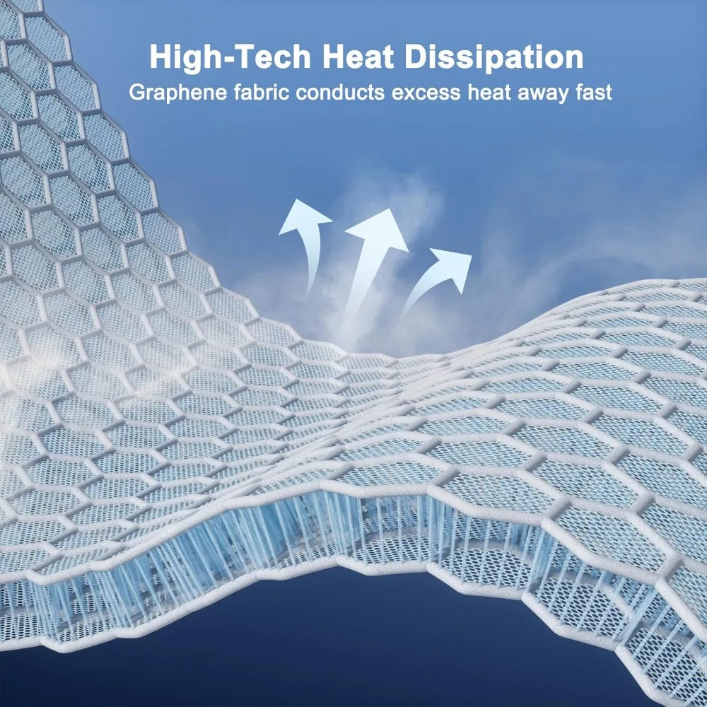 Ljustra 10 Inch Queen Memory Foam Mattress Cooling Gel Medium Firm