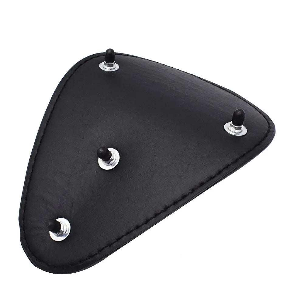 Motorcycle PU Leather Solo Seat with Base for Honda Suzuki Sportster