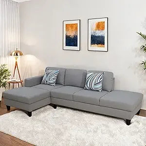 Ljustra Modular Sectional Sofa 4 Seat Convertible Couch Living Room