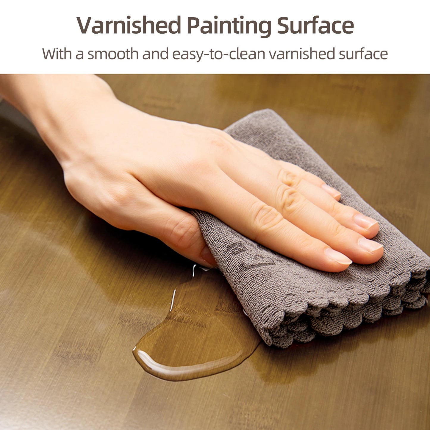 4 Tier Wooden Shoe Rack Organizer Storage Cabinet with Hollow Doors