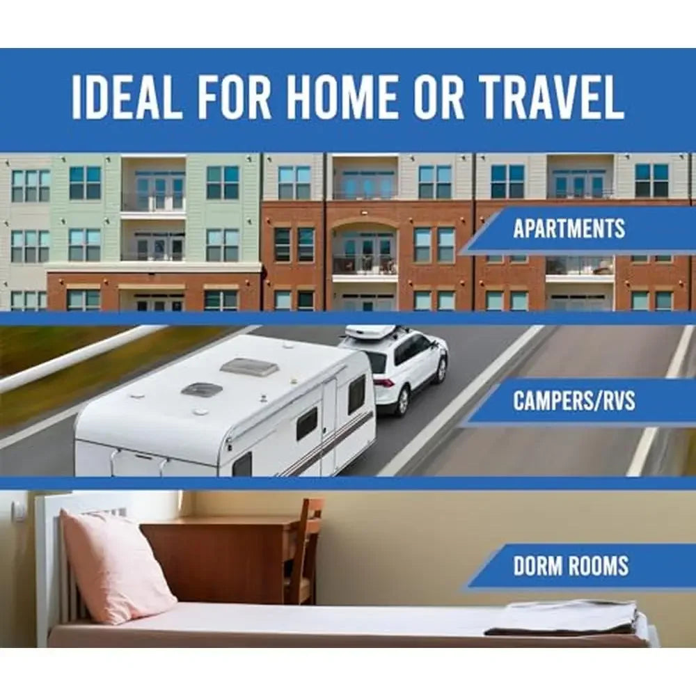 Mini Portable Compact Dishwasher 6 Place Settings 7 Wash Programs RV Boat