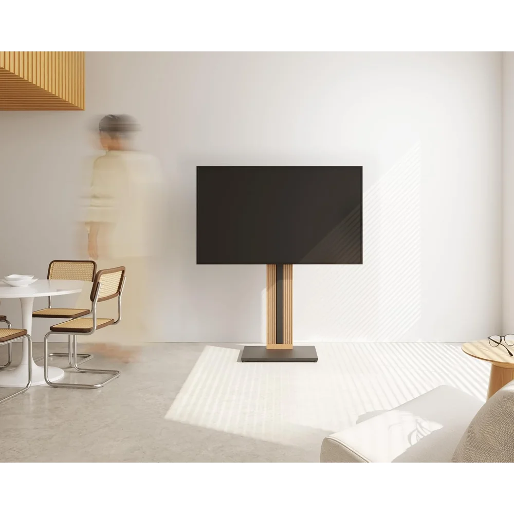 Design Wood TV Stand with Swivel Mount for 32-65 Inch Screens