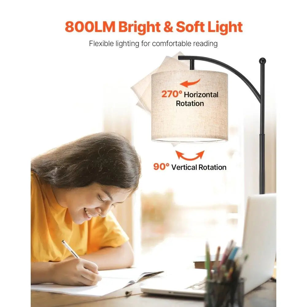 Dimmable Floor Lamp with Remote Control Adjustable Color Temperature