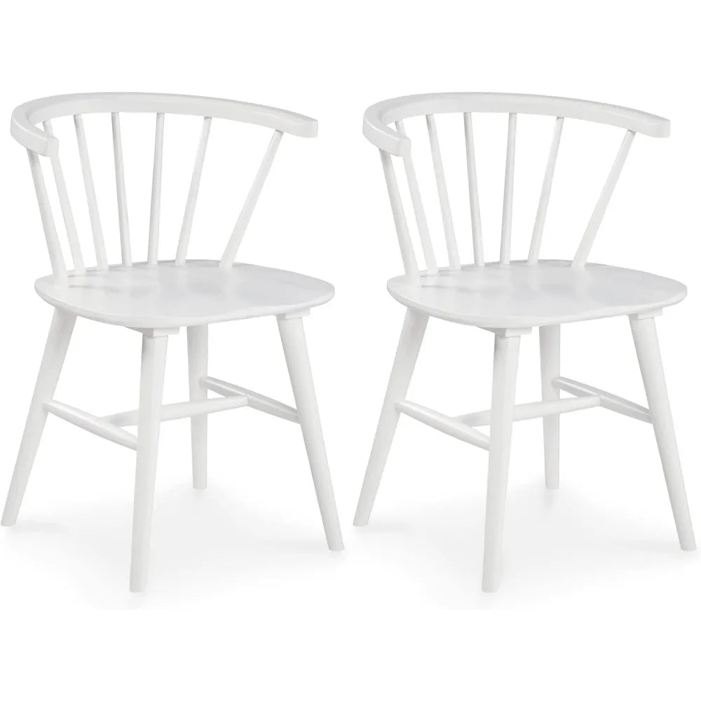Grannen Modern Spindle Back Dining Chair Set of 2 for Home Decor