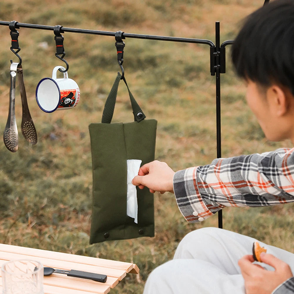 Outdoor Camping Tissue Cover Bathroom Kitchen Toilet Paper Holder