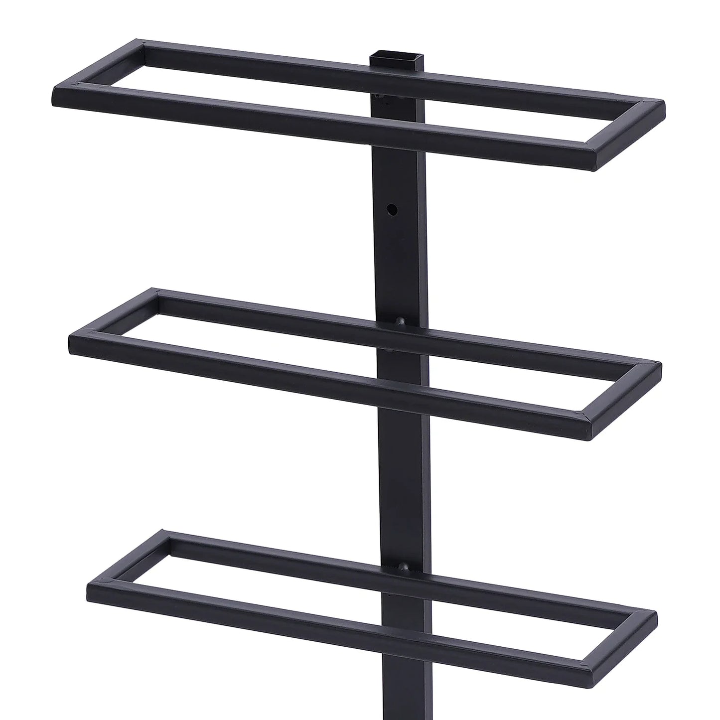 Stylish Wall-Mounted Iron Wine Rack for 8 Bottles Convenient Storage