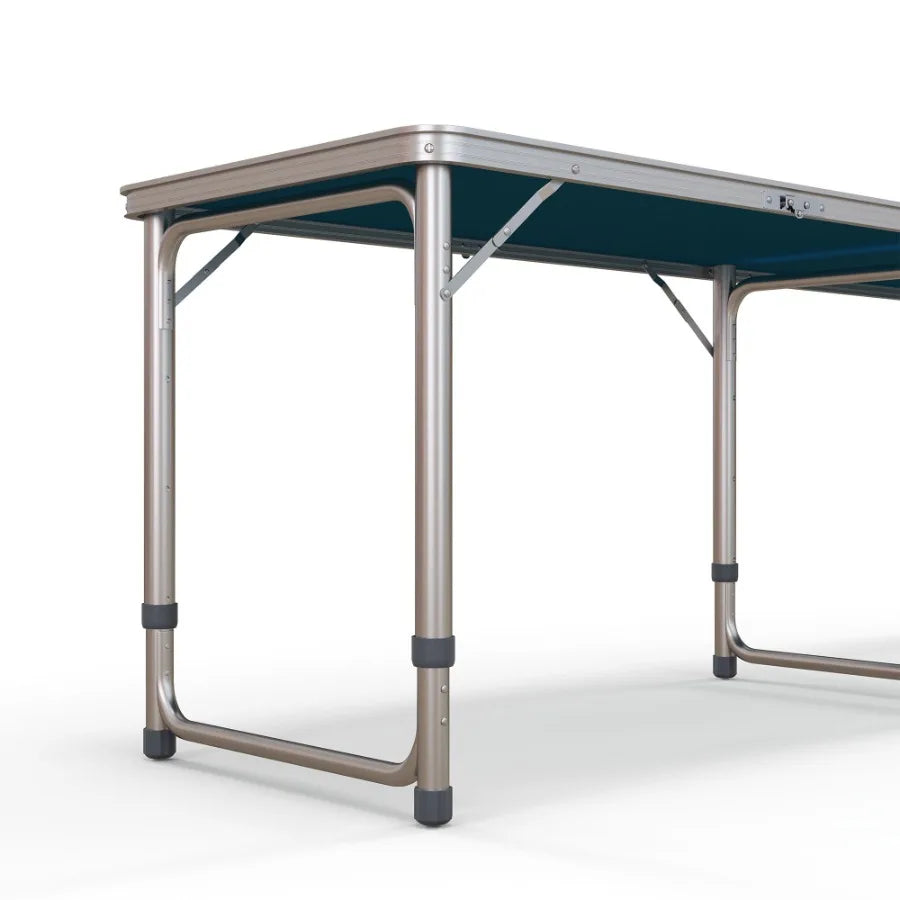 8ft Portable Beer Pong Table Adjustable Legs Folding Camping Table