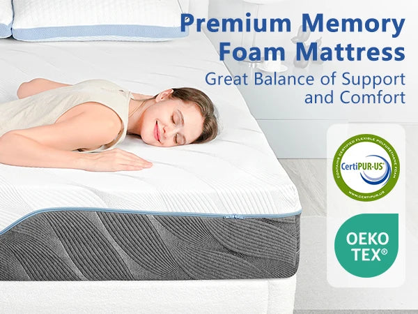 Ljustra Extra Firm Flippable Full Mattress for Back Pain Relief