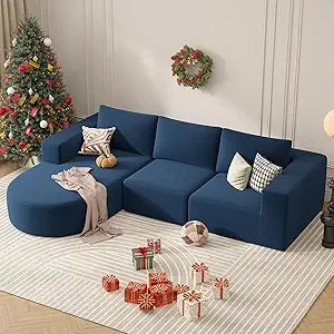 Ljustra Modular Sectional Sofa L-Shape Chaise Sleeper Couch No Assembly