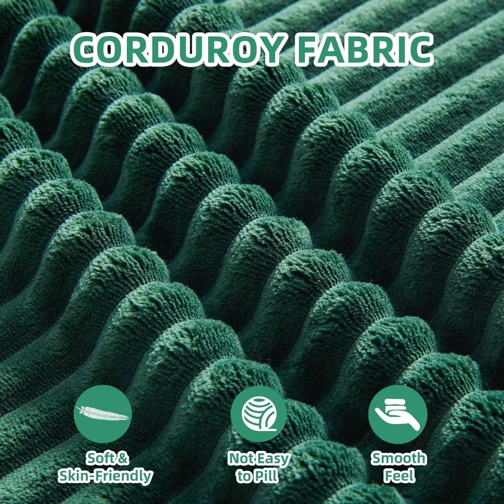 Ljustra 108" Modular L-Shaped Sectional Sofa Couch, Deep Seat, Modern Morocco Green