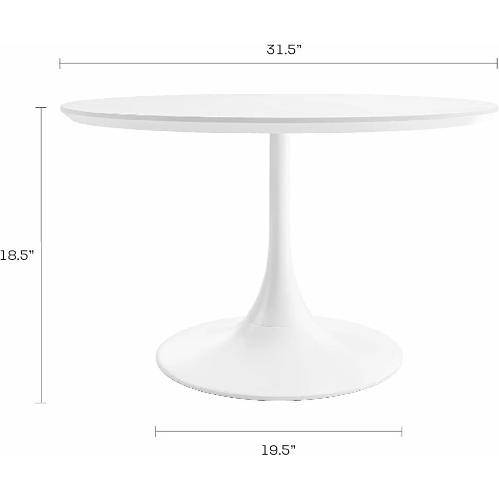 Kurv Café Lux Coffee Table Compact Round Table for Cozy Spaces