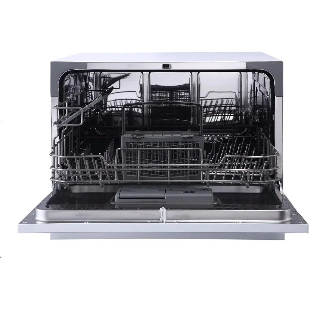 Ljustra Energy Star Countertop Dishwasher with Delay Start and LED White
