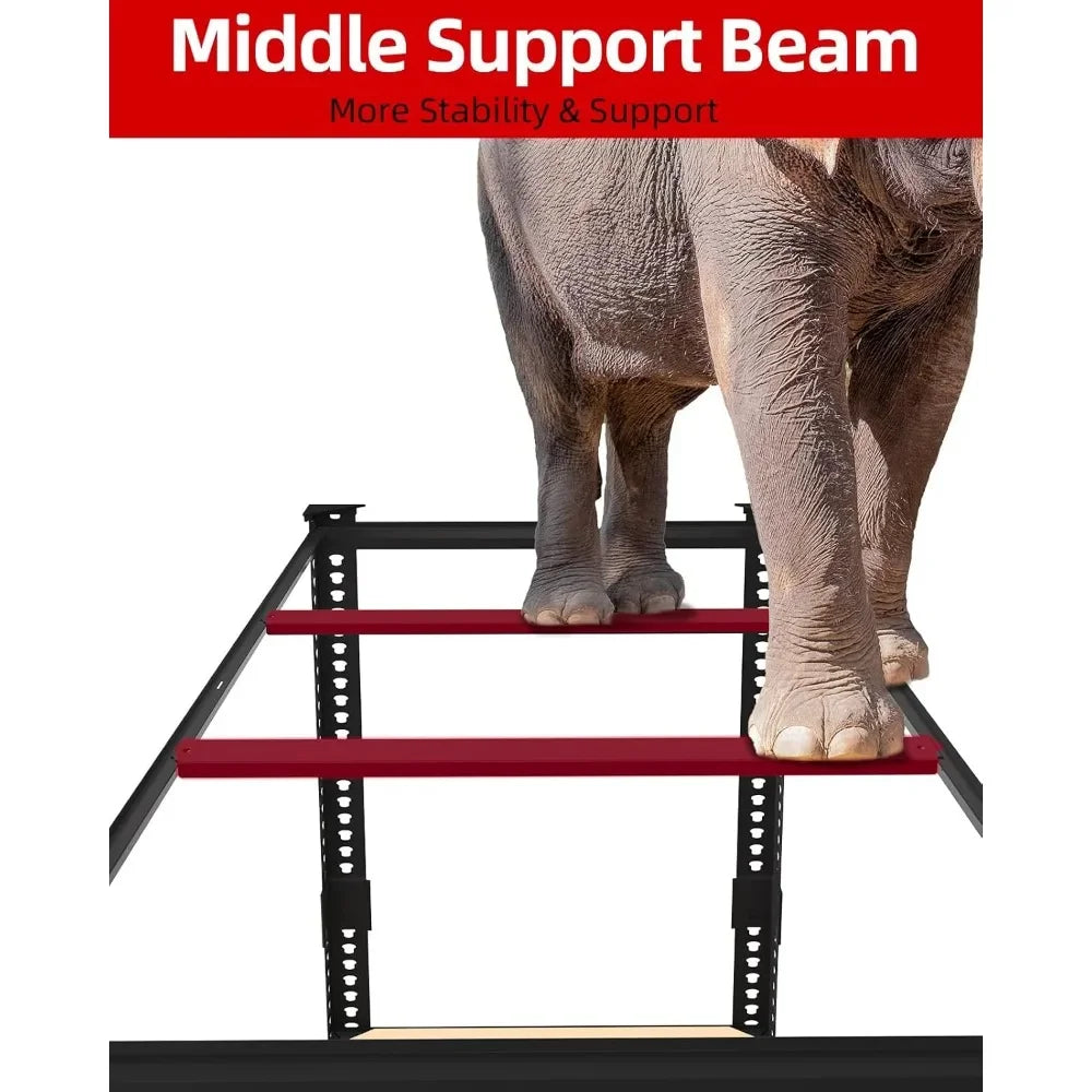 Heavy Duty Adjustable Metal Garage Storage Shelves Utility Rack