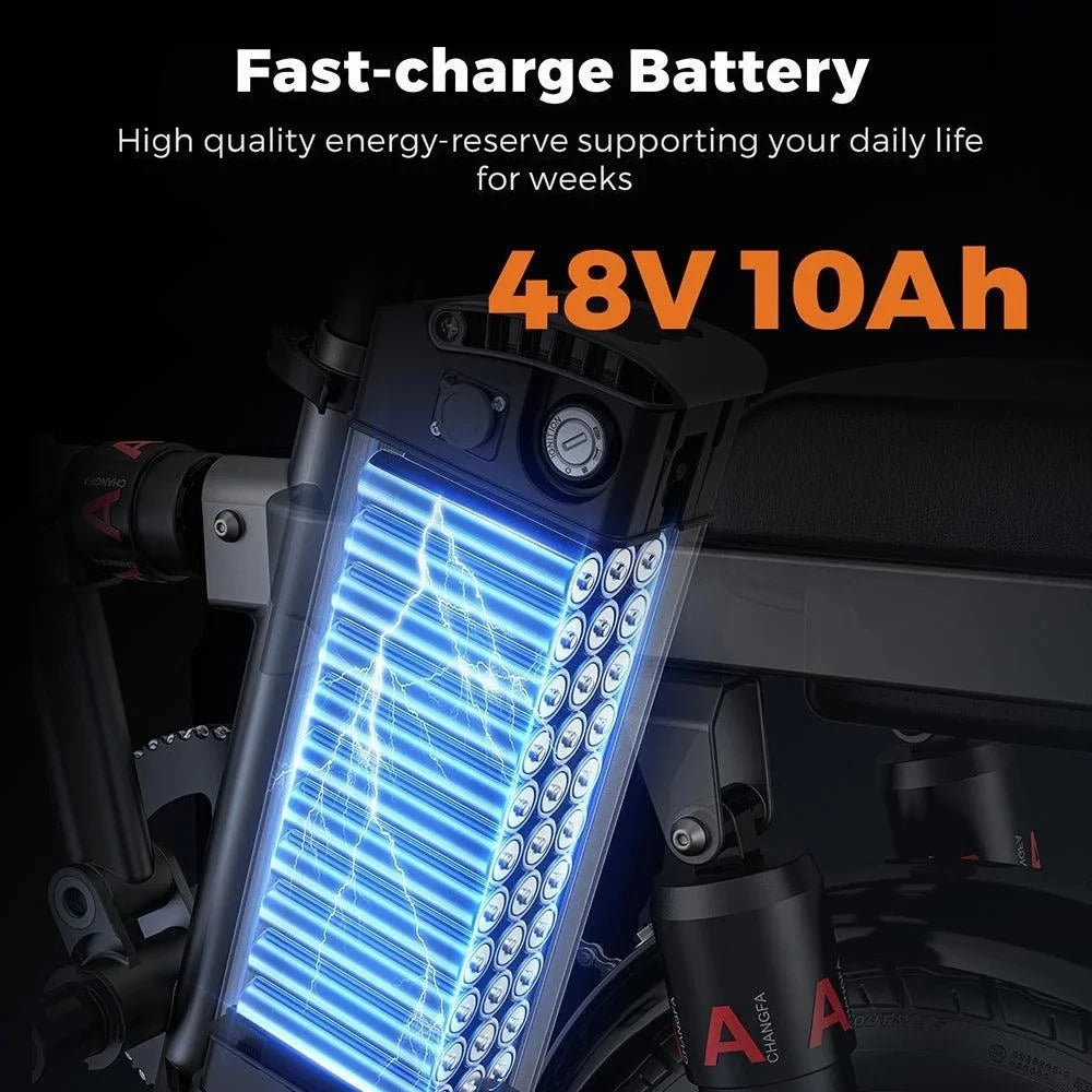 ENGWE T14 Folding Electric Bicycle 350W 48V 10Ah Urban Commuter Bike