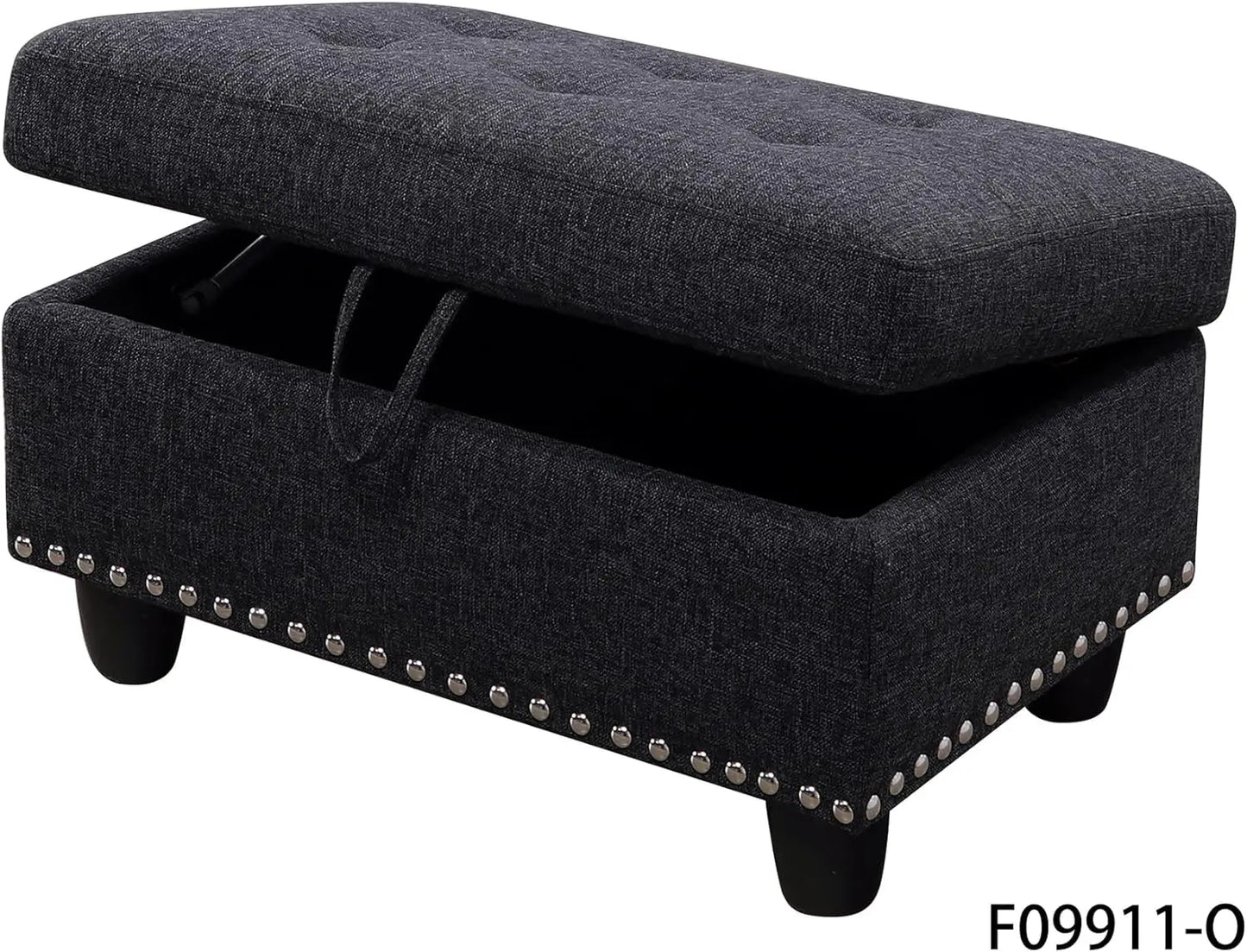 Ljustra Modular Sectional Sofa Set with Storage Ottoman and Pillows