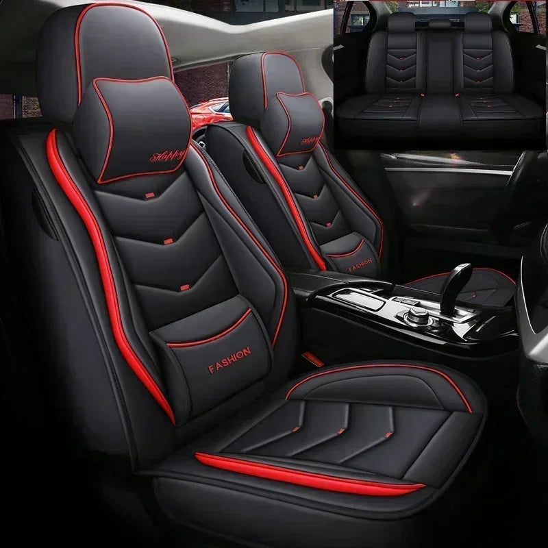 Kia K5 2021-2025 Car Seat Covers Full Set Waterproof Leather Wear-Resistant