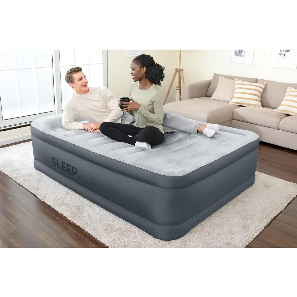 Ljustra Tough Guard Queen Air Mattress with Built-in Pump 22 Inch