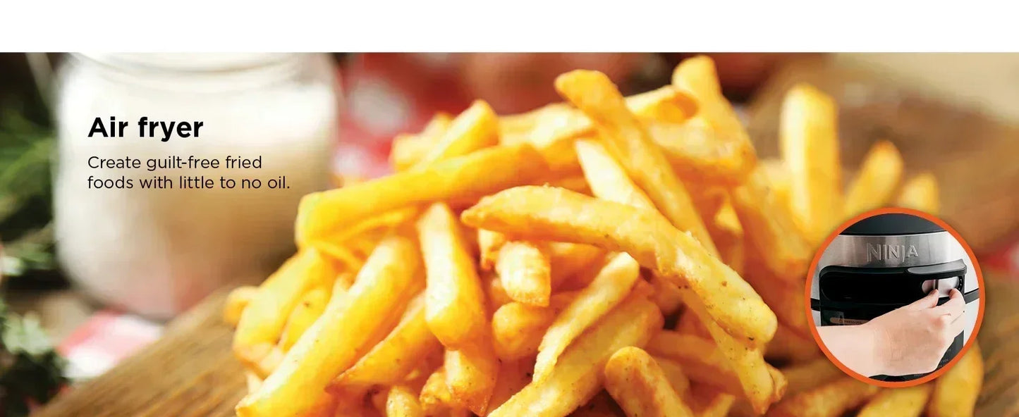 Ninja Foodi 14-in-1 XL 8 Quart Pressure Cooker Steam Fryer SmartLid Thermometer