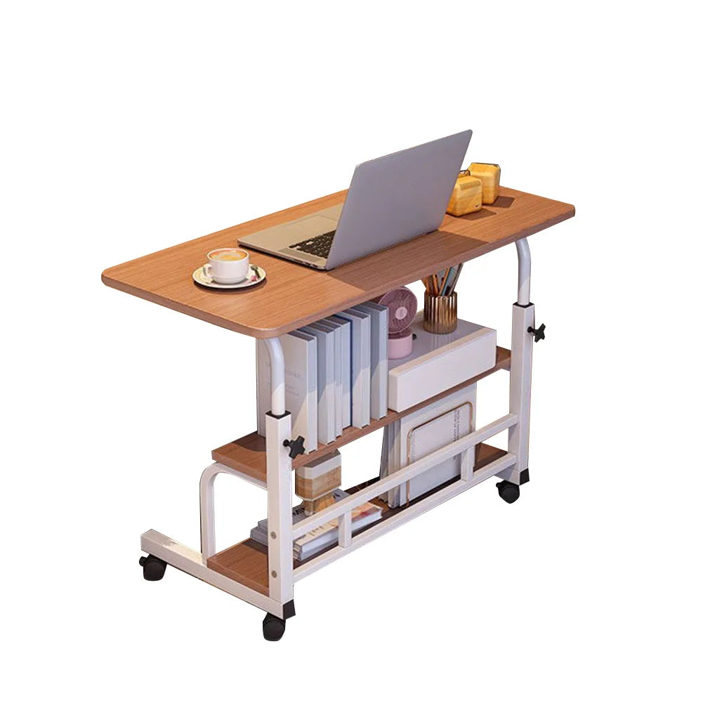 Adjustable Mobile Standing Desk 31.5 Inch Portable Rolling Computer Desk